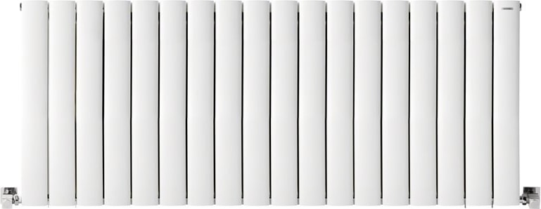 600 x 1435 mm Lilac Yatay Beyaz Alüminyum Radyatör Standart Bağlantı