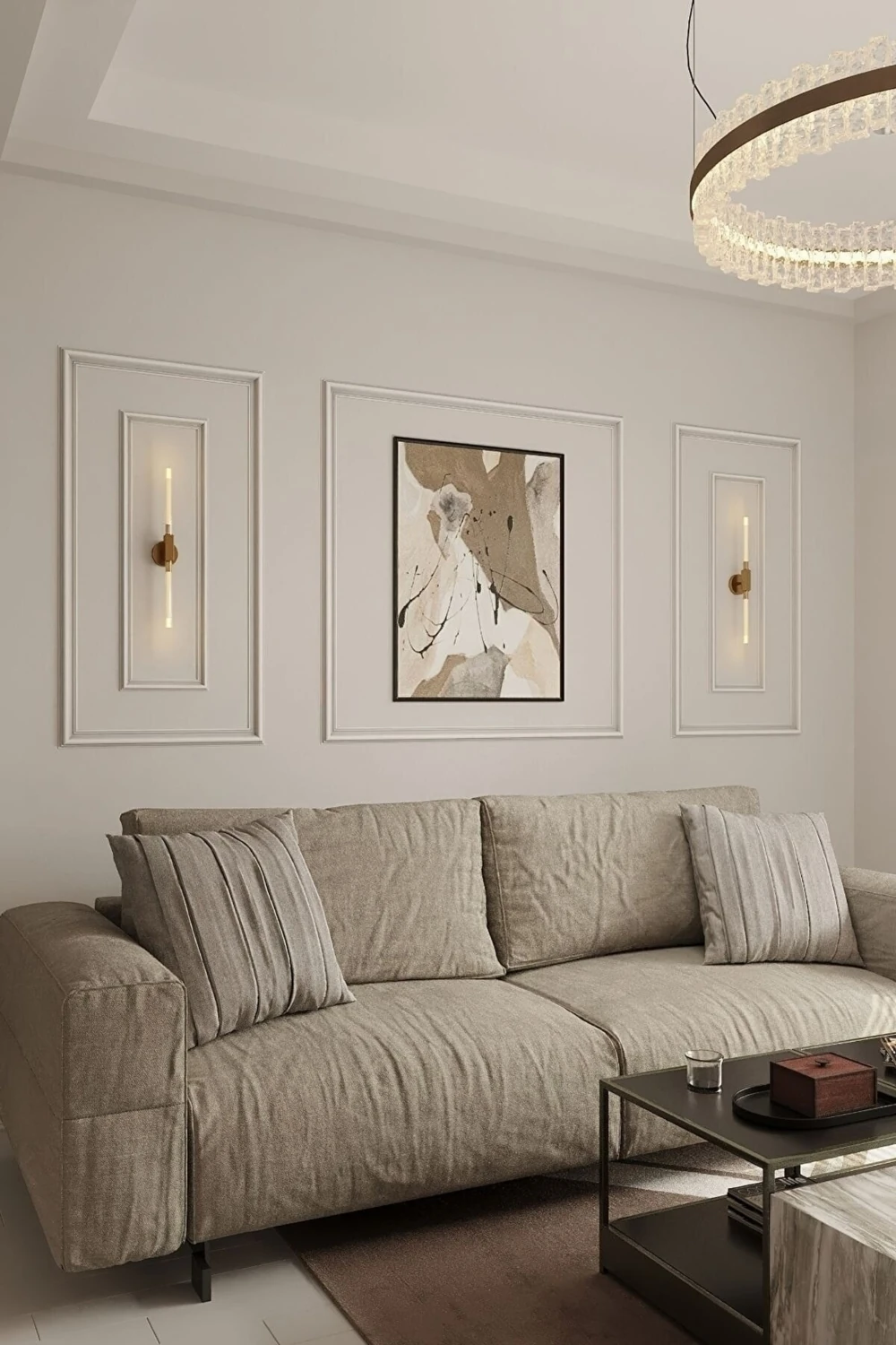 Dekoratif Boyanabilir 5 Adet Hazır Kesimli Çerçeve 2 cm