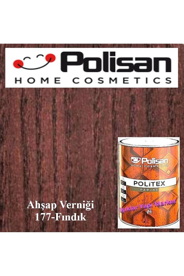 Ahşap Verniği-vernik-politex Lux Vernikli Parlak-fındık-2,50lt.