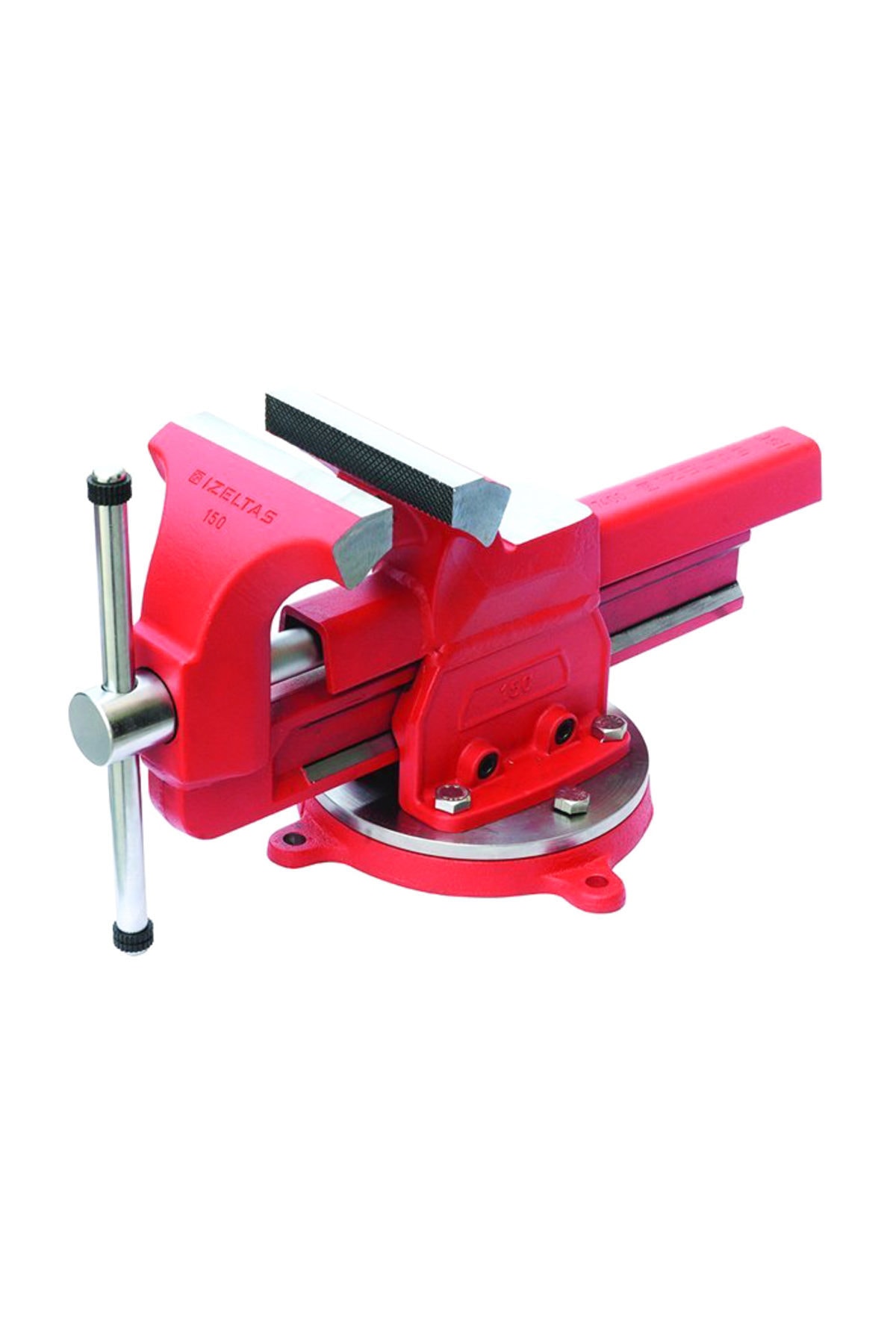 Dövme Çelik Mengene (döner Tabla Dahil) 150 Mm