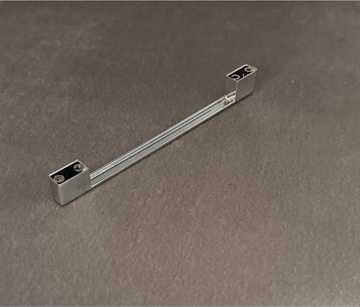 Star Parlak Krom Mutfak Dolap Çekmece Köprü Kulp 224 mm 256 mm (22,4 cm - 25,6 Cm) 2 Adet