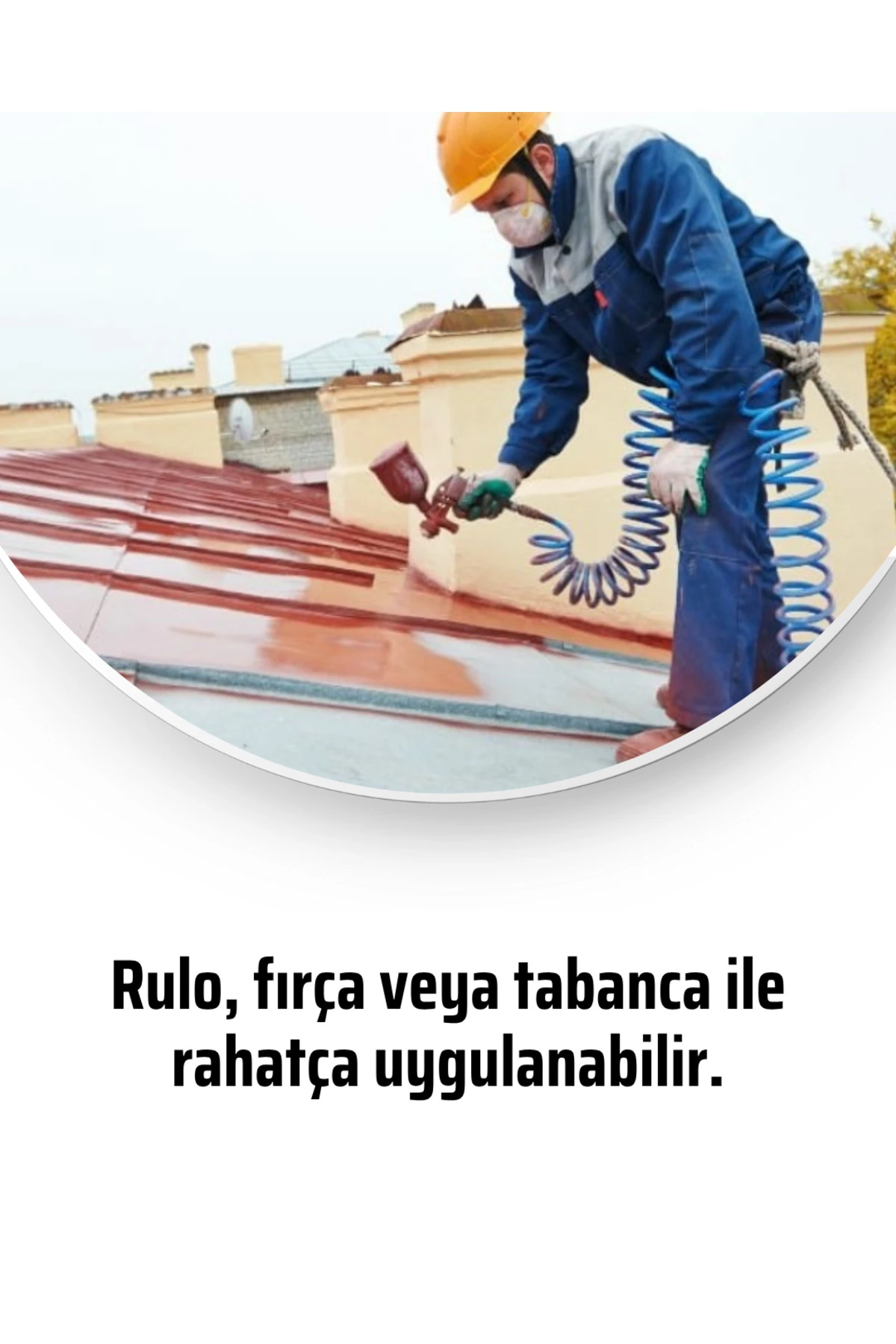 Prorust 804 Paslı Metal Çatı Boyası – Su Geçirmez, Uv Dayanımlı, Yarı Parlak Koruyucu