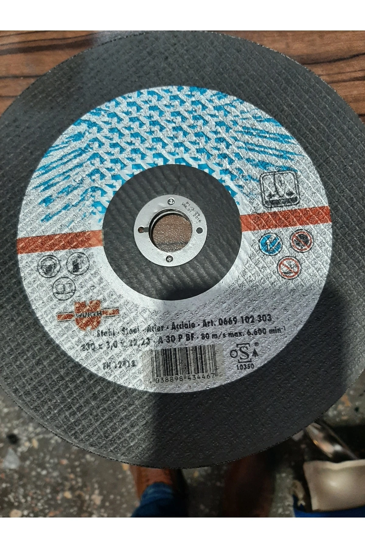 230mm Inox Metal Kesici Taş Krom Metal Kesici Taş