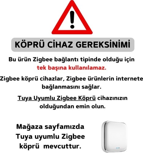 Zigbee Çift Çıkışlı Nötrsüz Akıllı Röle ( Tuya - Smart Life Uyumlu )