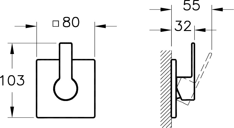 Artema A41456 Ankastre Stop Valf Mix, Sıva Üstü, Krom