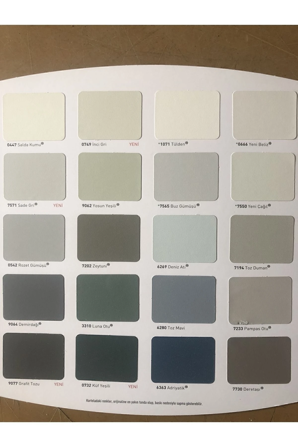 Dyo Beşyıldız Plastik Iç Cephe Duvar Boyası ROZET GÜMÜŞÜ 20kg/10kg/3,5kg