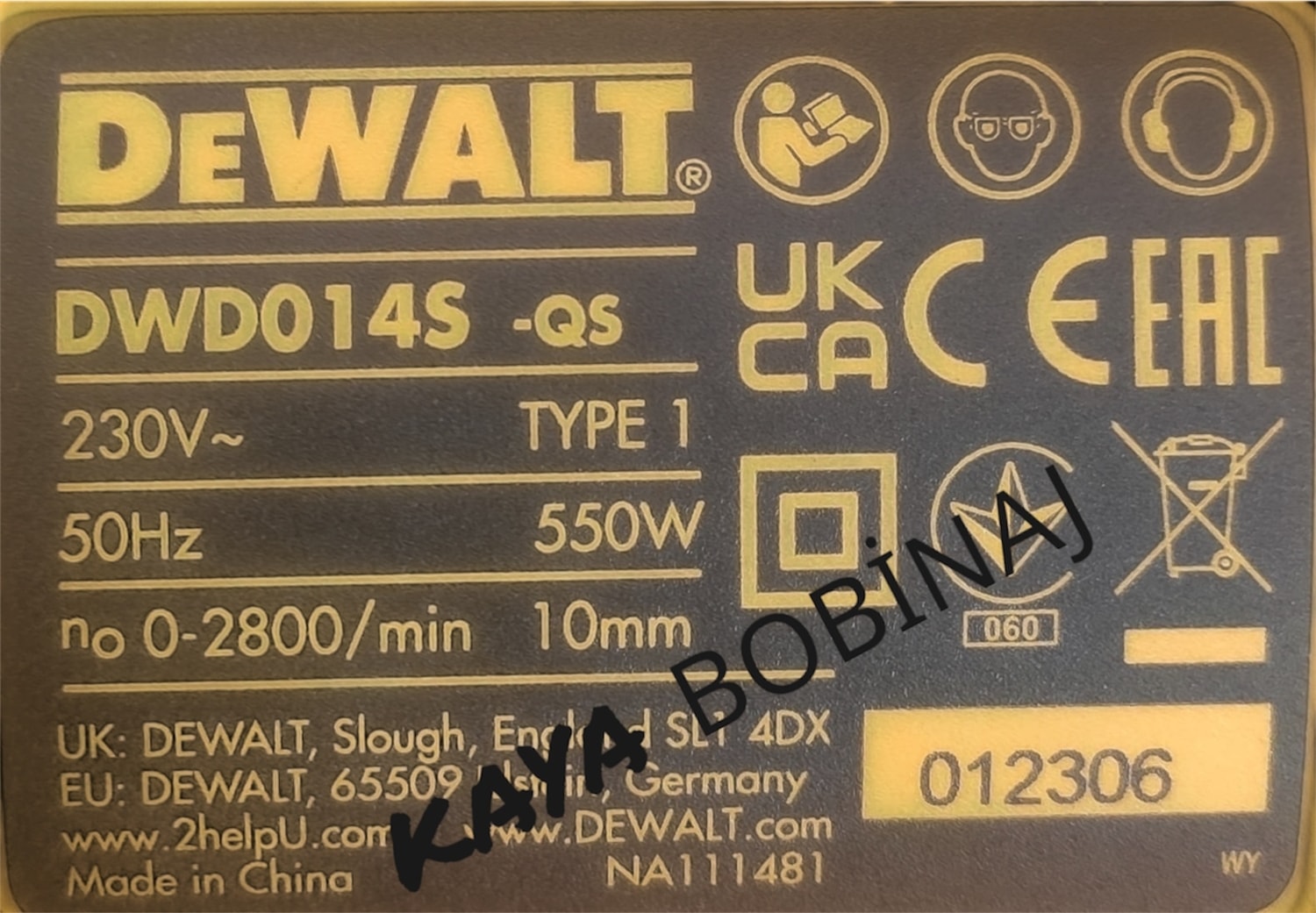 DWD014S Küçük Matkap