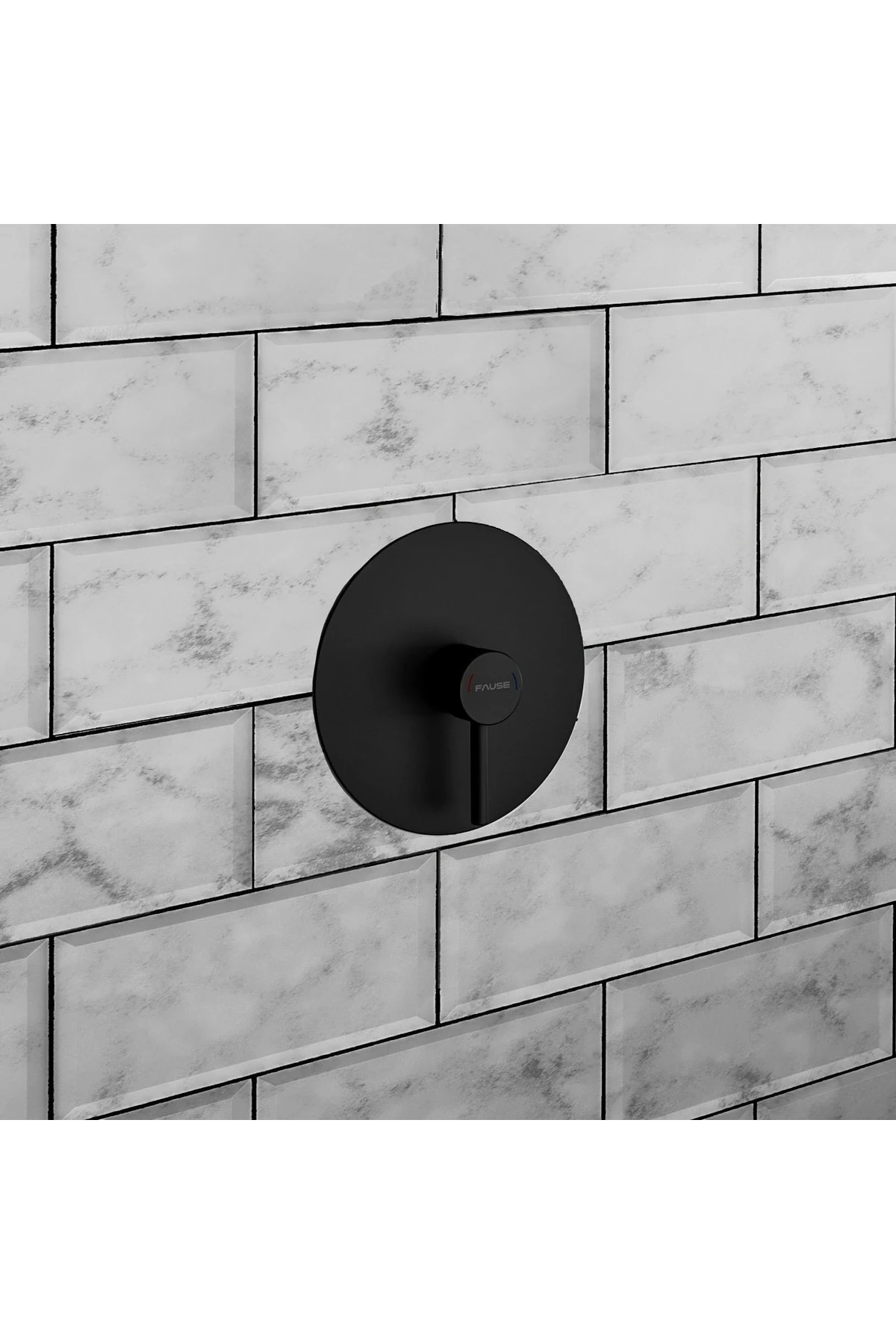 Fause Ankastre Duş Bataryası Adonis Siyah Kab101-1b