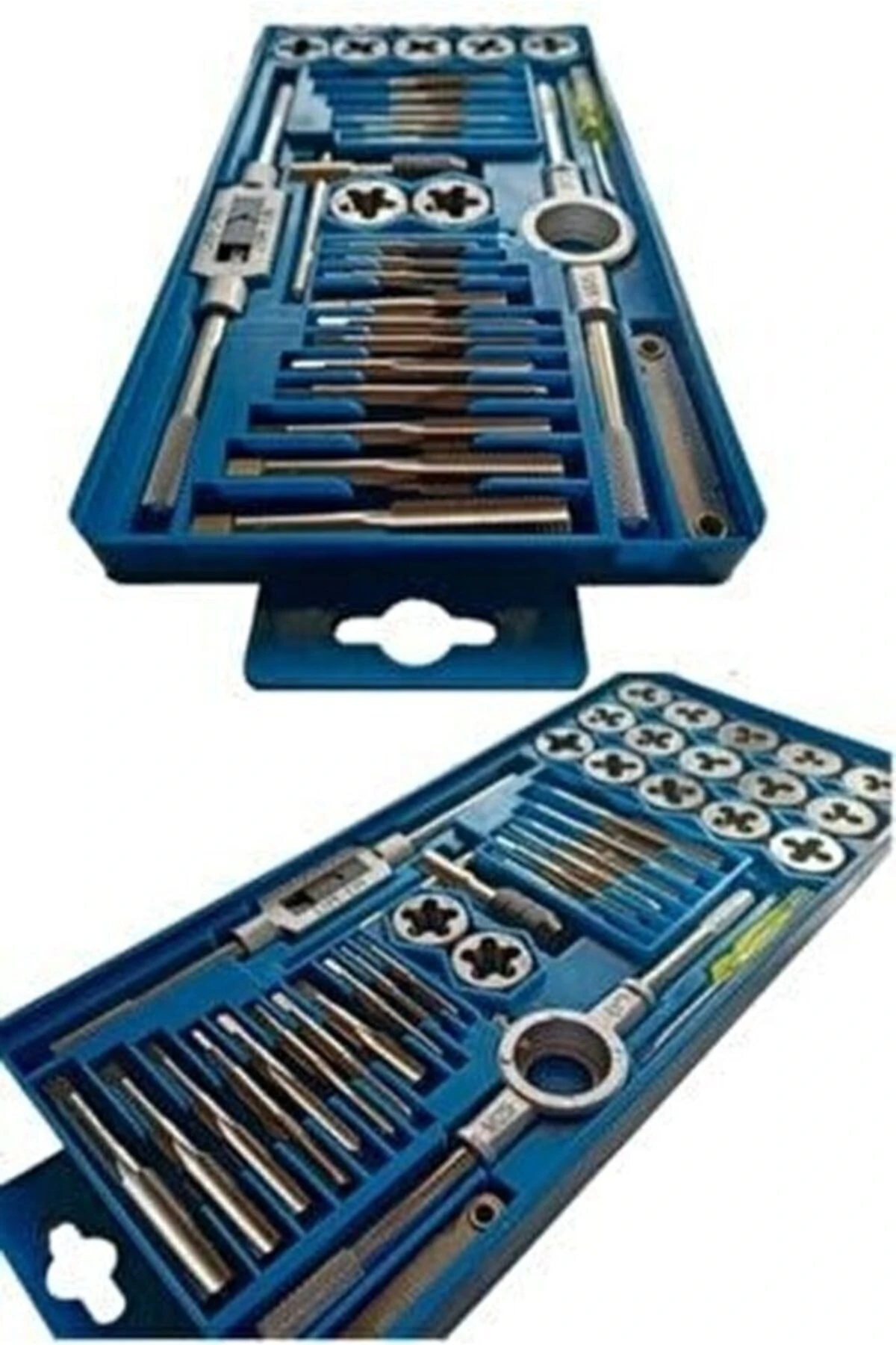 40 Parça Klavuz Pafta Seti Metrik Set Kılavuz Pafta Turuncu