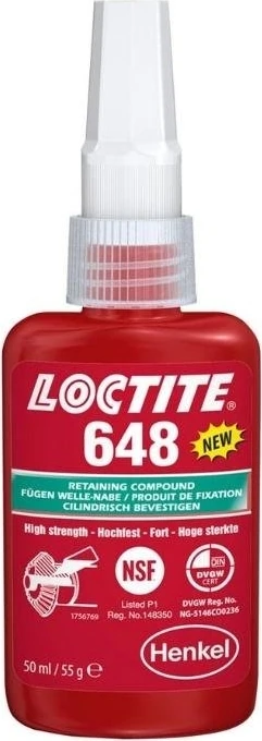 648 Yüksek Mukavemetli Sıkı Geçme Bileşeni - 50 ml