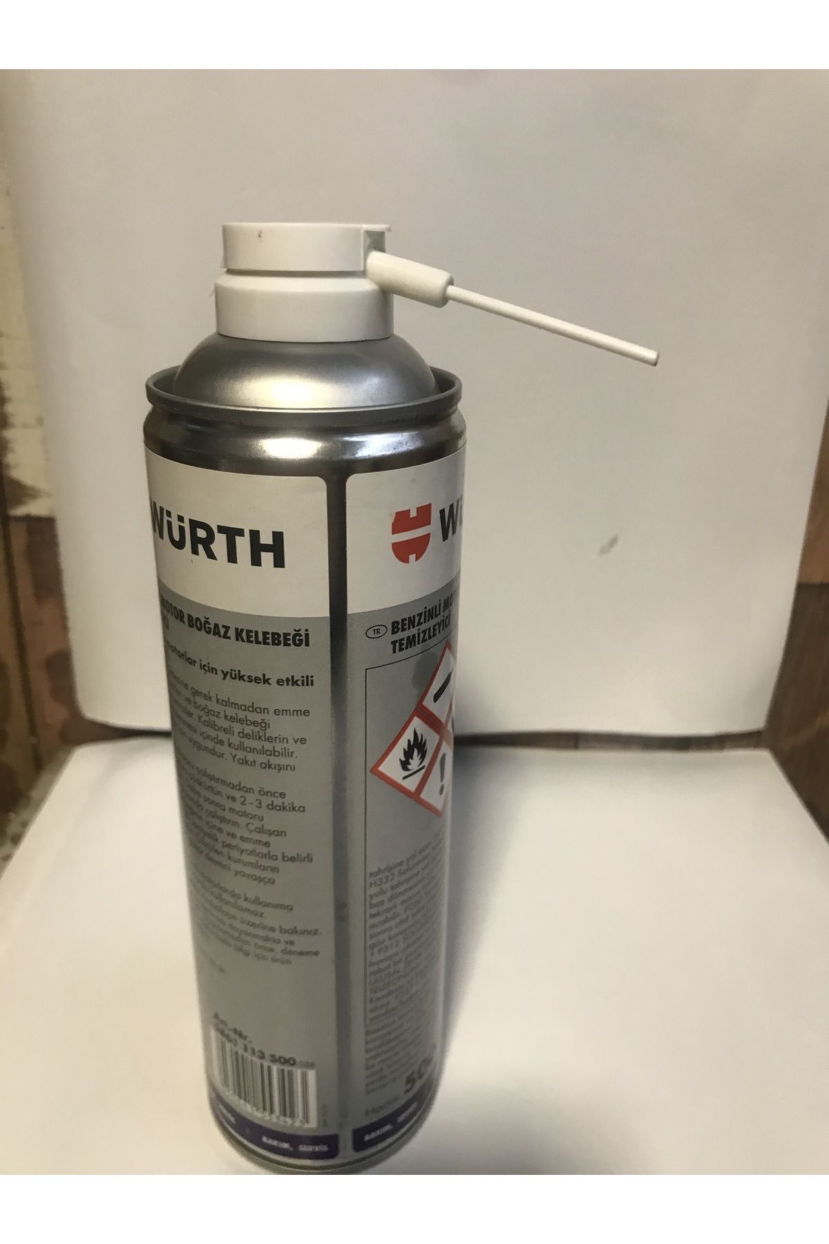 WÜRTH BENZİNLİ MOTOR BOĞAZ KELEBEĞİ TEMİZLEYİCİ 500 ML