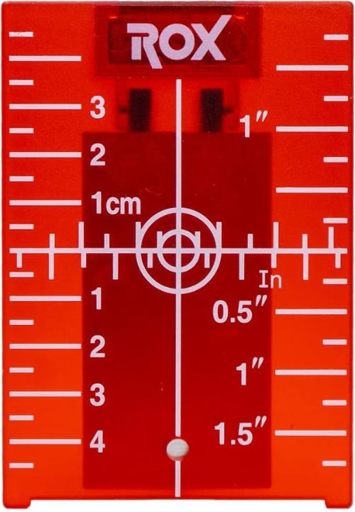 Rox 0273 Lazer İçin Görünürlük Arttırıcı Lazer Hedef Kartı Plakası 104X74 mm