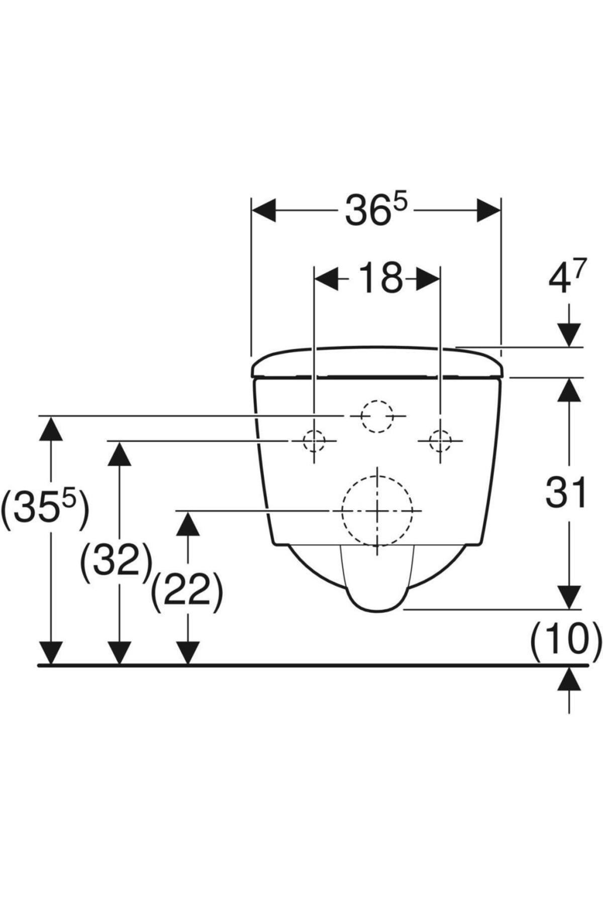Icon Square Rimfree Asma Klozet T54 501.651.01.1 ( Klozet Kapağı Dahildir )