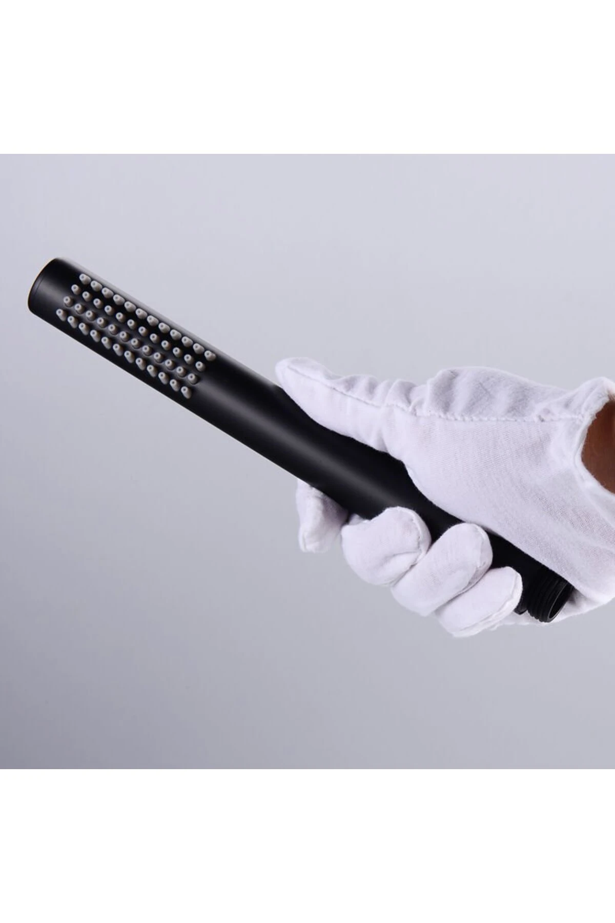 Mafsallı El Duş Takımı Pirinç Başlık Siyah KMS101-B