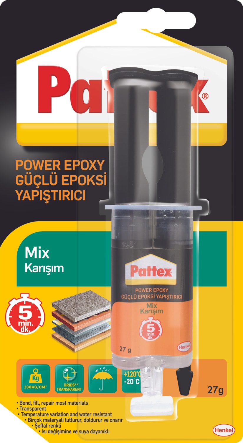 Pattex Universal Mix Epoksi Yapıştırıcı 27 gr