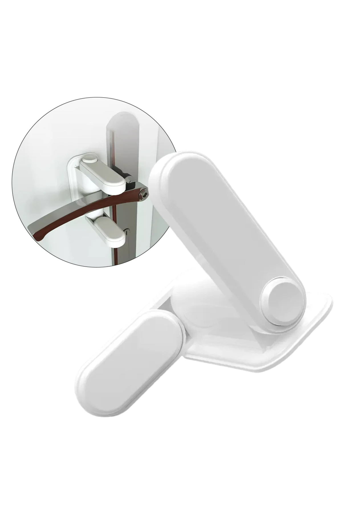 Kendinden 3M Yapışkanlı Çoçuk Bebek Evcil Hayvan Kedi Köpek İçin Güvenlik Kapı Pencere Kilit Kilidi