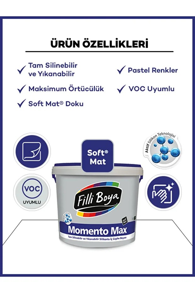 Momento Max Soft Mat 100 ml Andezit 40 Ilham Paketi