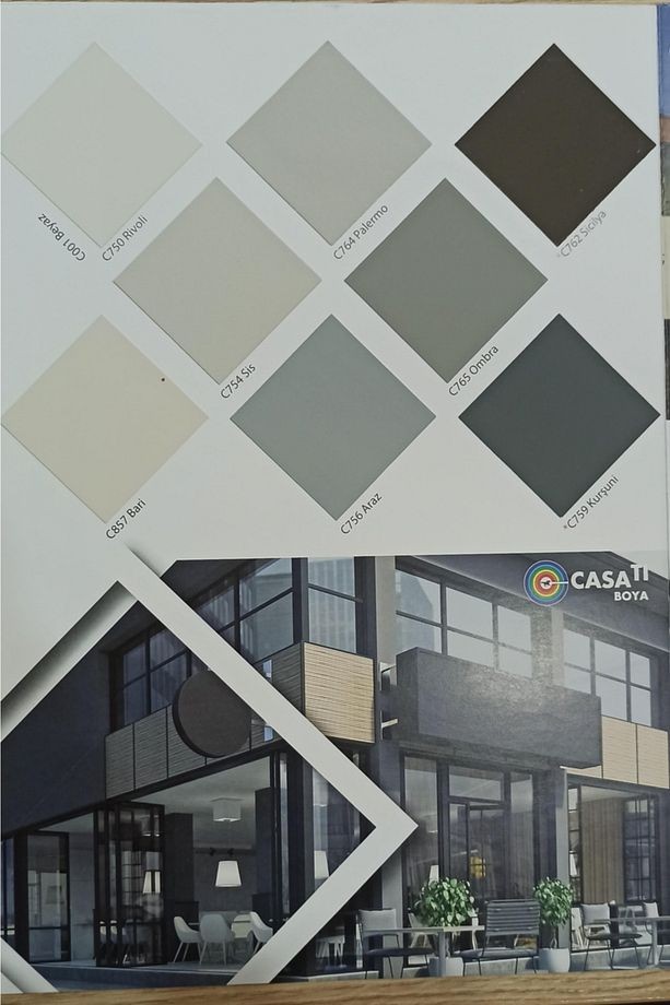 Silikonlu Dış Cephe Boyası C858 Lago 15 Lt