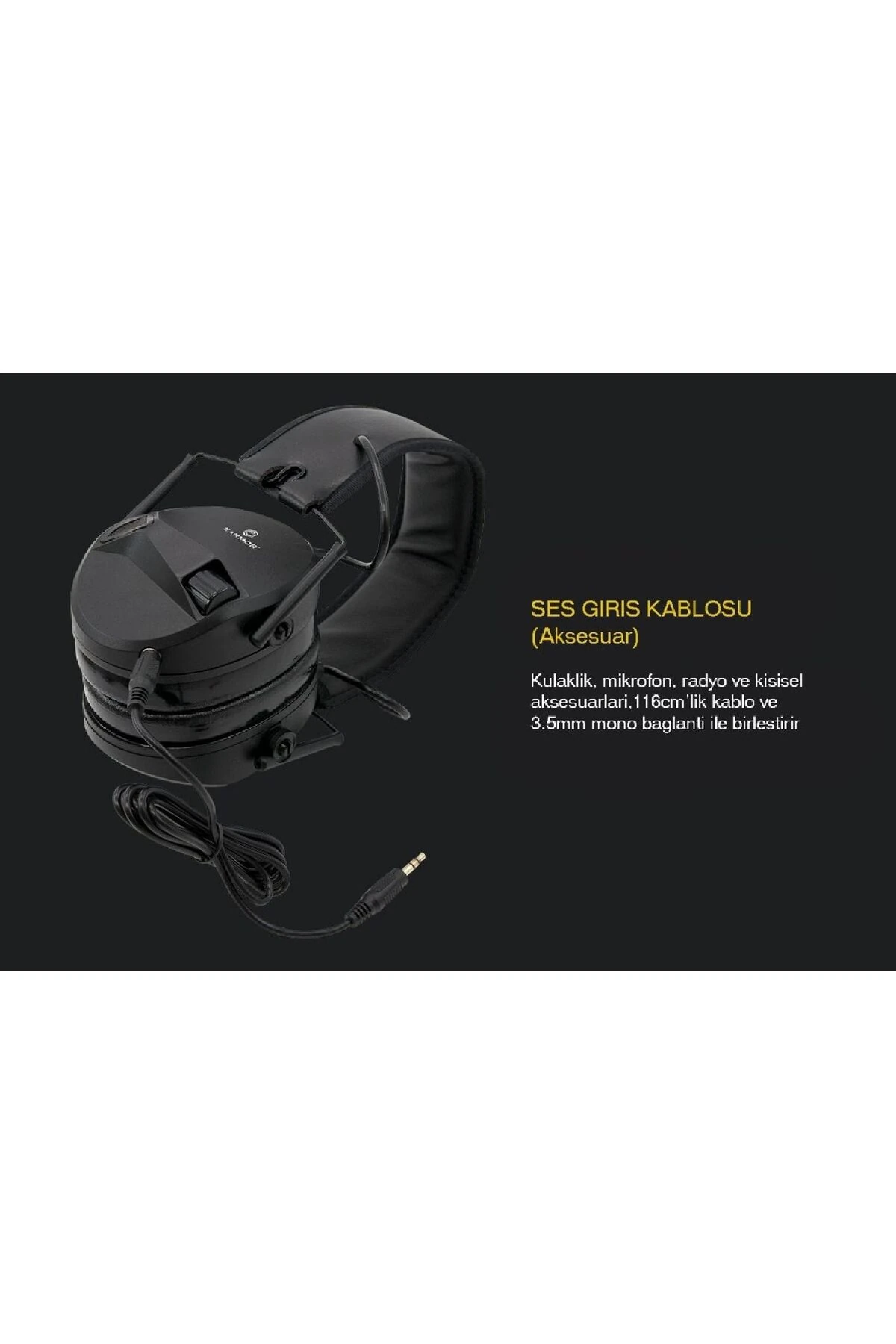 Earmor Elektronik Atış Kulaklığı (Brown) Kahverengi M30-CB