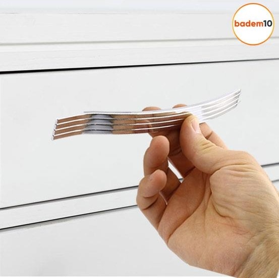 Akasya Mobilya Mutfak Dolabı Çekmece Dolap Kapak Kulpu Düz Ayder Metal Kulbu Kulp Kulpu 224 mm Krom