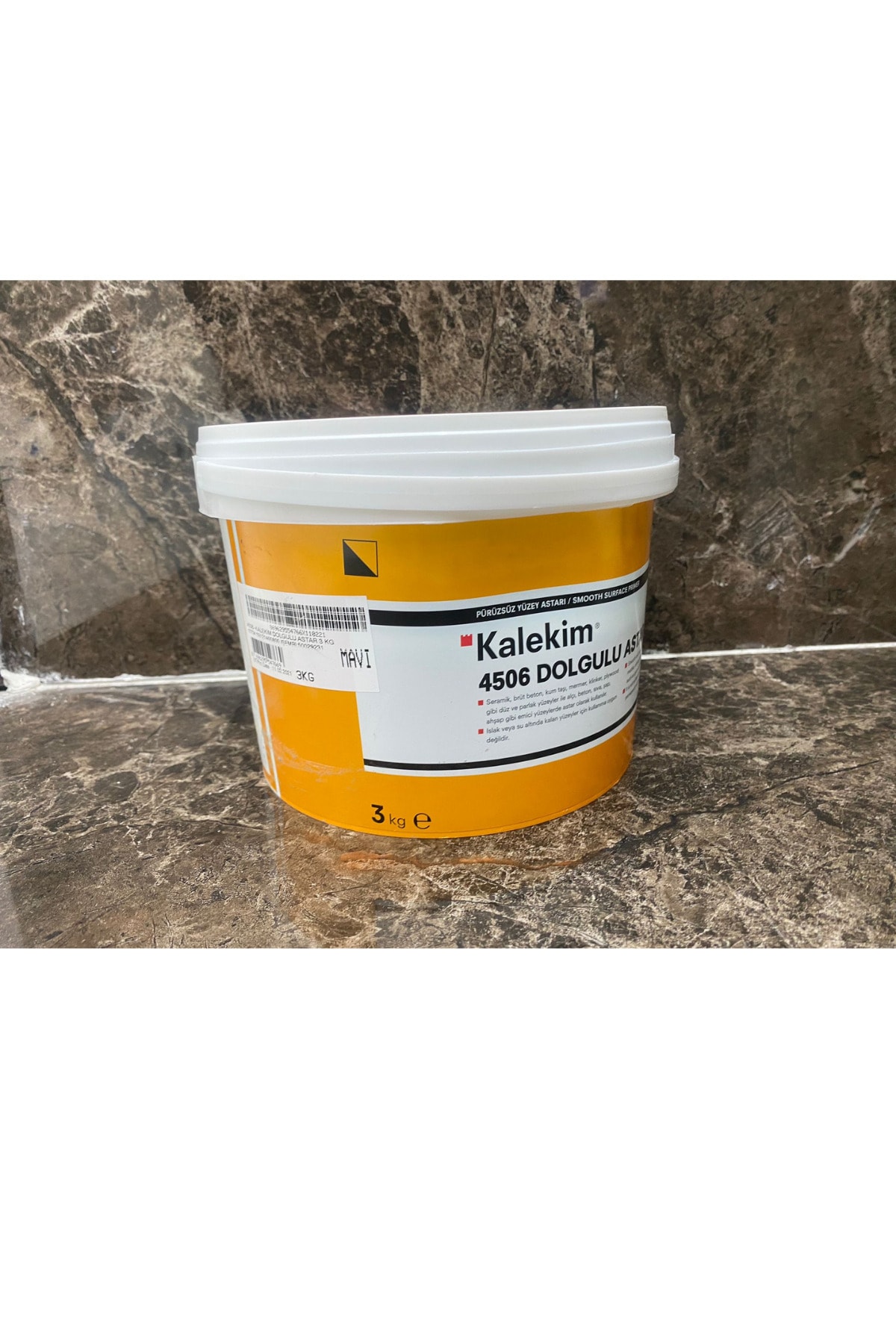 KALEKİM Dolgu Fayans Geçiş Astarı 3 Kg Galon