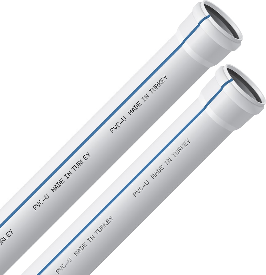 50X2000 Boru Pvc 3.2 (Atık Su Borusu)
