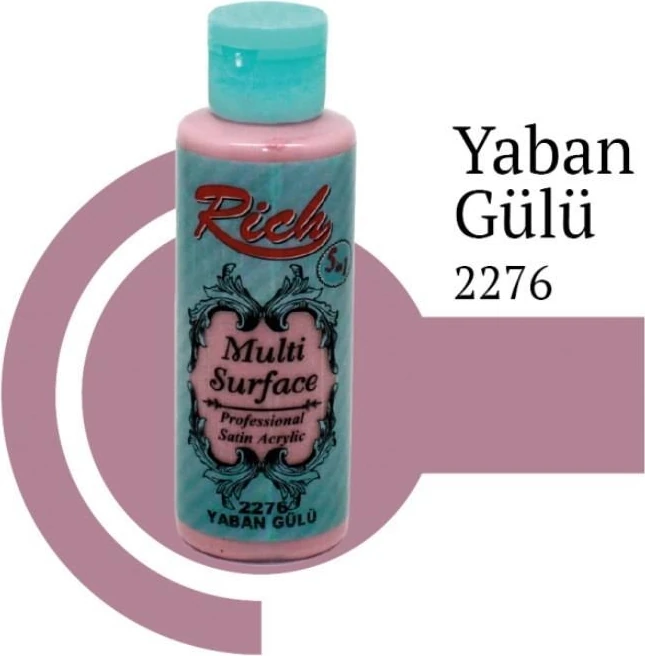 Rich Multi Surface 2276 Yaban Gülü Akrilik Boya 120 Cc