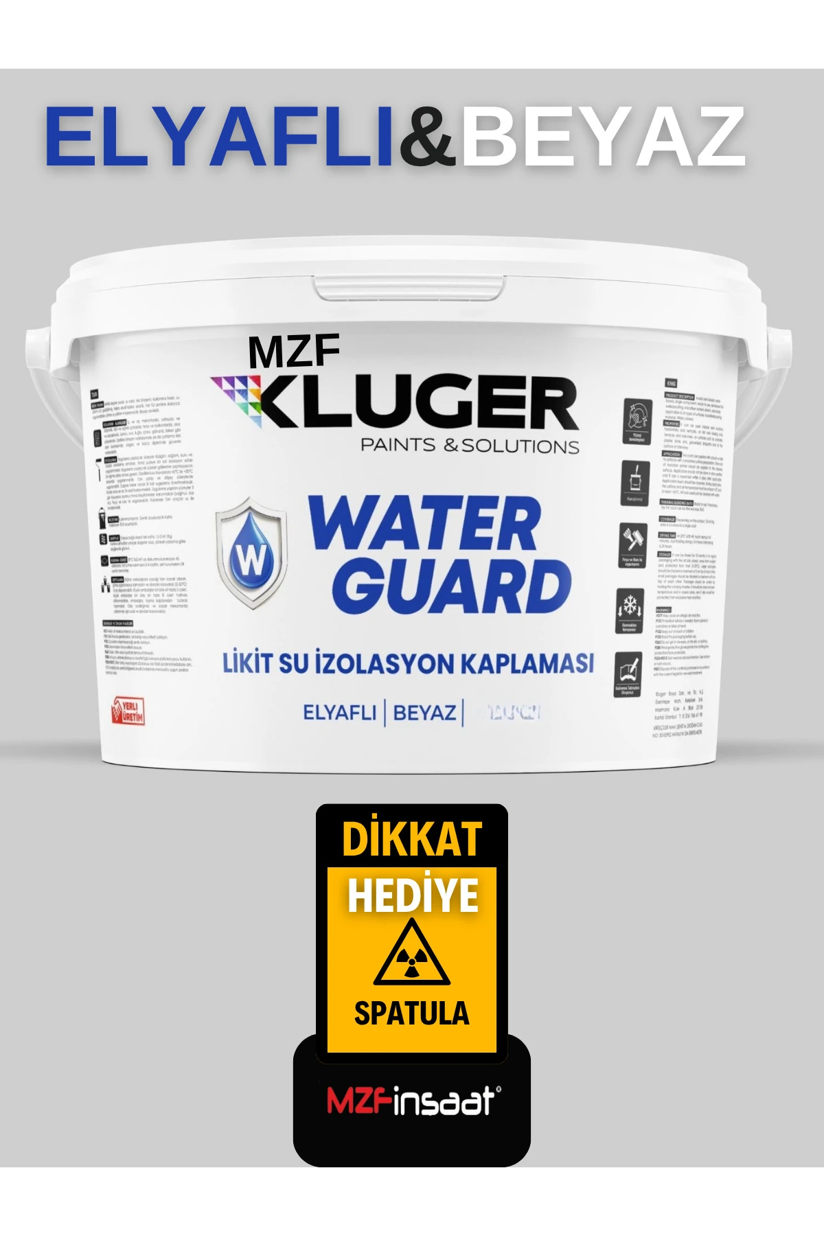 20 KG KLUGER WATER GUARD SU TUTUCU YALITIM MALZEMESİ LİKİT İZOLASYON KAPLAMASI ELYAFLI SUTUT