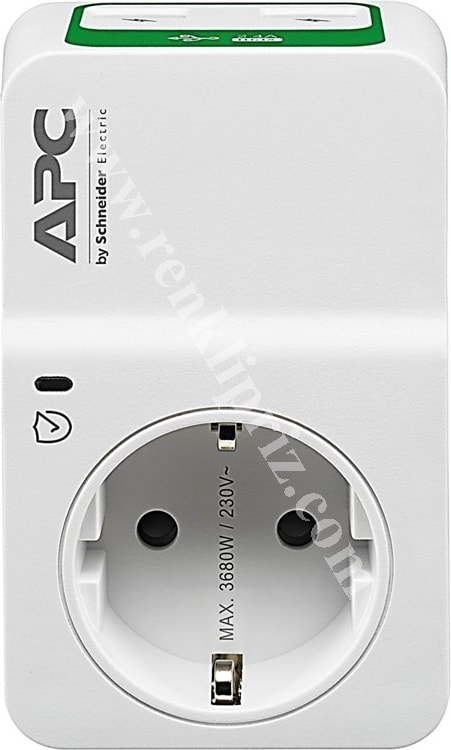 USB Li Tekli Akım Korumalı Priz PM1WU2-GR