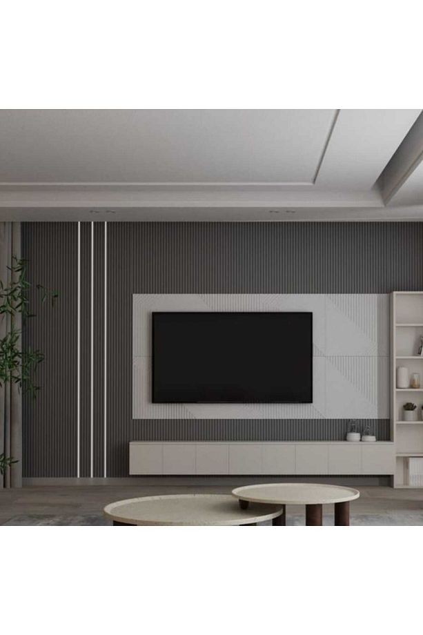 Antalya Yıldız Duvar Lambri Profili Lb 3783 Duvar Profili Soft Touch Fırtına Gri