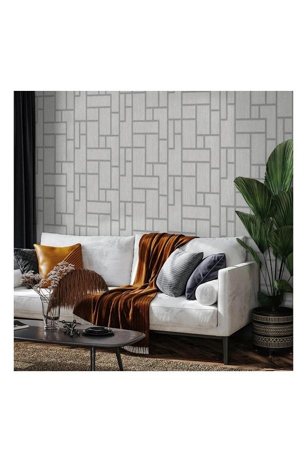 ROKA 23108-1  GEOMETRİK DESENLİ   DUVAR KAĞIDI 16,5 m2