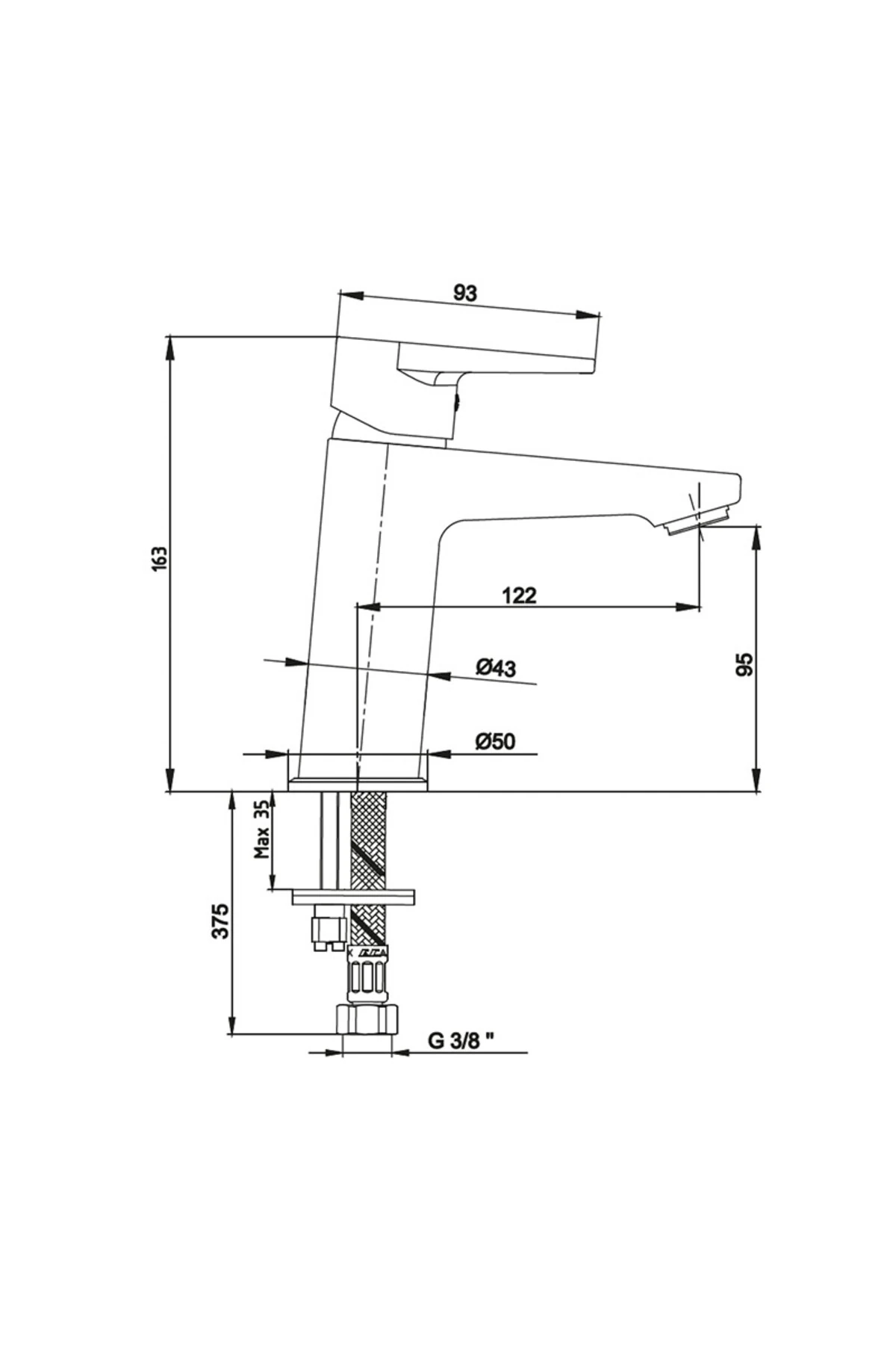 E.c.a Dalia Lavabo Bataryası 102188111 (20 yıl Garanti)