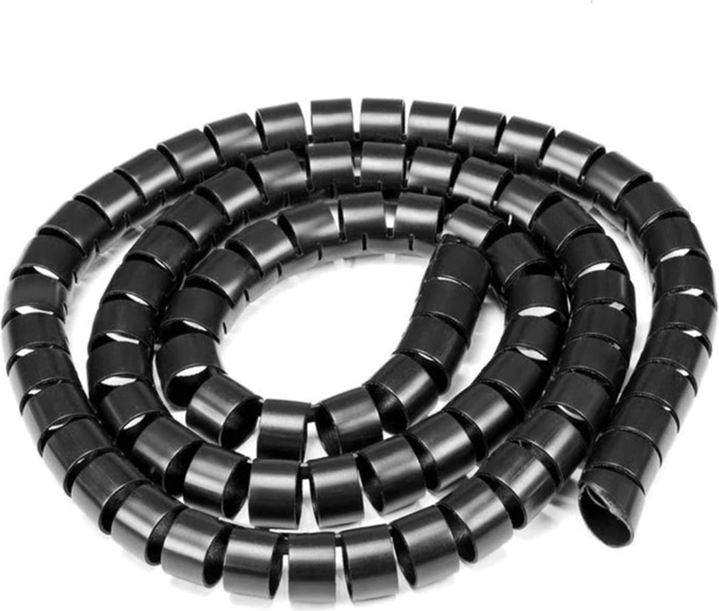 Ø30 Kablo Koruyucu ve Düzenleyici Spiral(5mt)(Siyah)