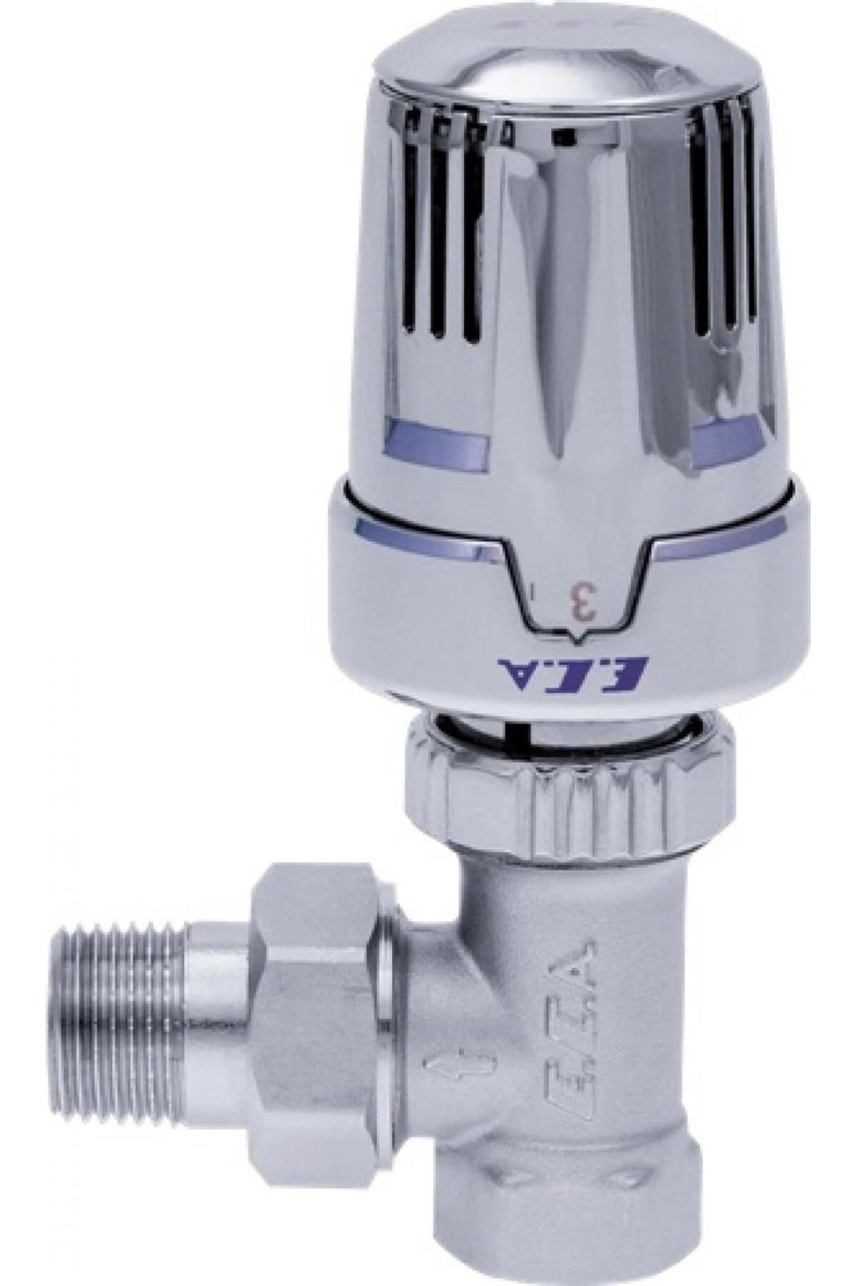 Trv Krom 1/2" Köşe Tip Termostatik Radyatör Vanası Valfi-602120162
