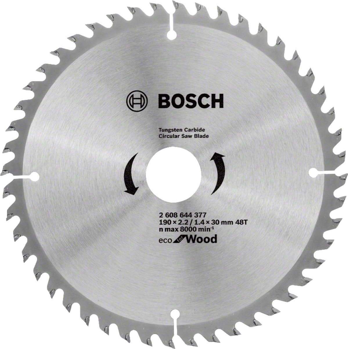 BOSCH Daire Testere Bıçağı Eco For Wood 190X30 mm 48 Diş 2608644377