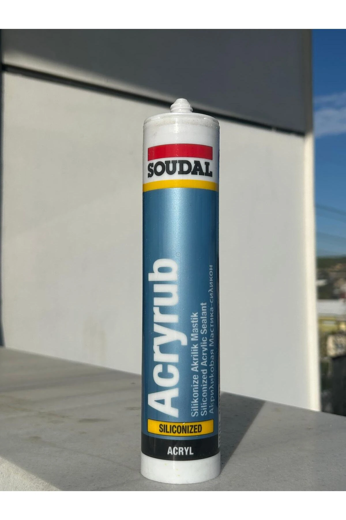 ACRYRUB SİLİKONİZE MASTİK ANTRASİT 500 gr