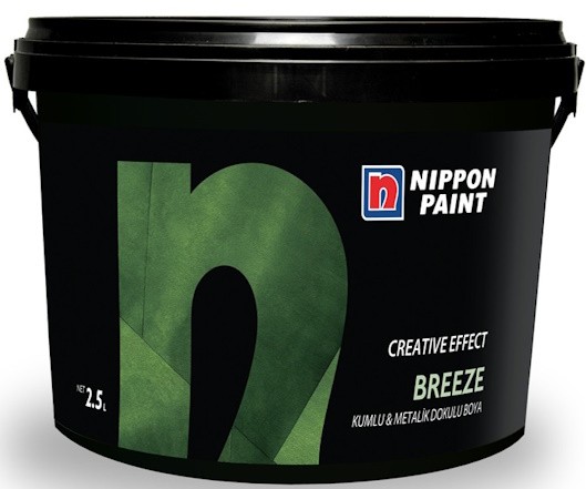 Nippon Breeze Kumlu Metalik Dokulu İç Cephe Boyası 2,5 LT