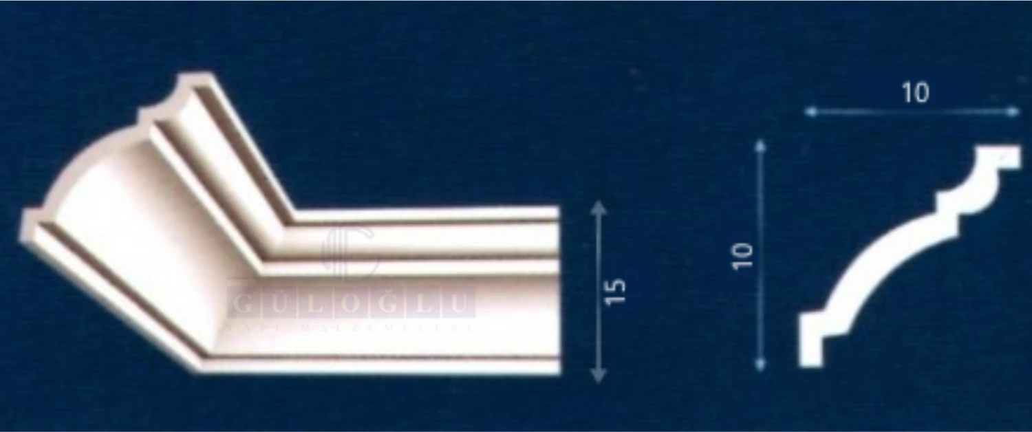 15,5 cm Kartonpiyer Stropiyer - 1015