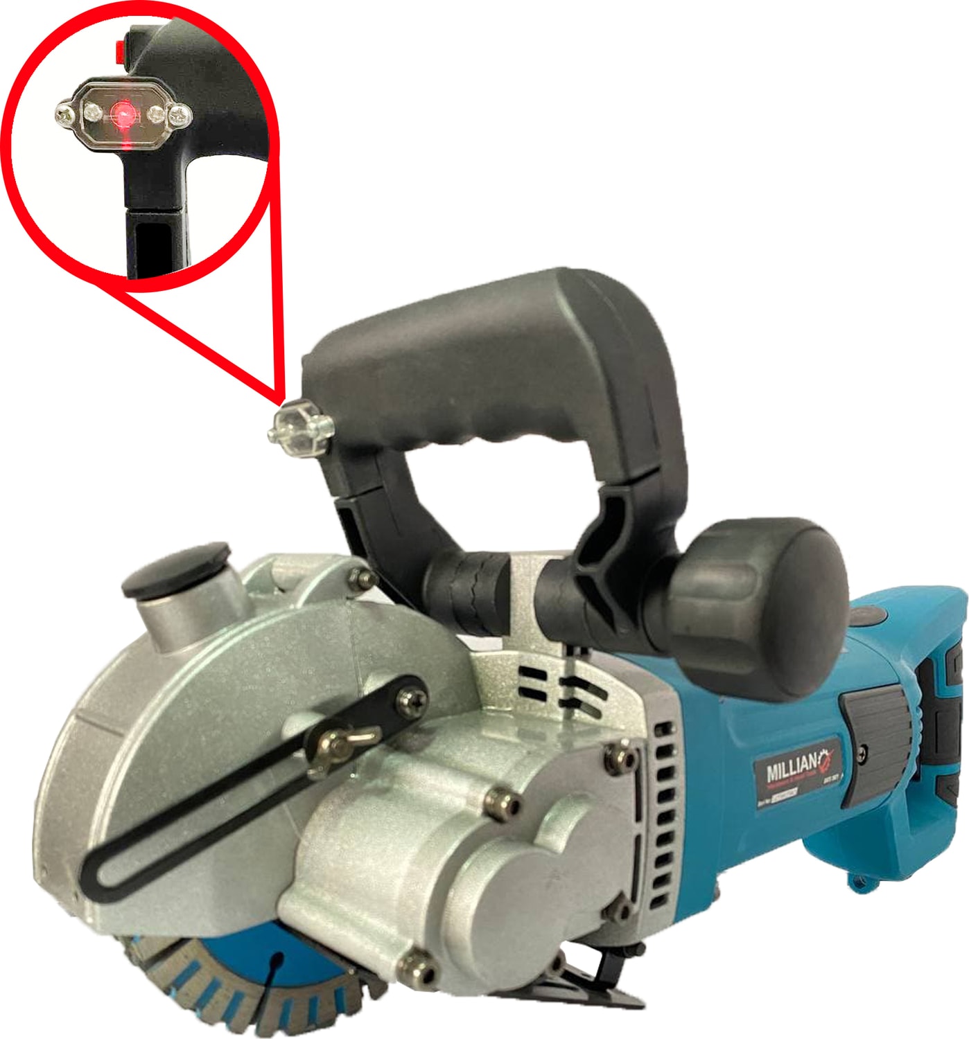Lazerli Elektrikli Duvar Oluk Makinesi Kanal Açma Kesme Yerleştirme Makinesi 3200 W