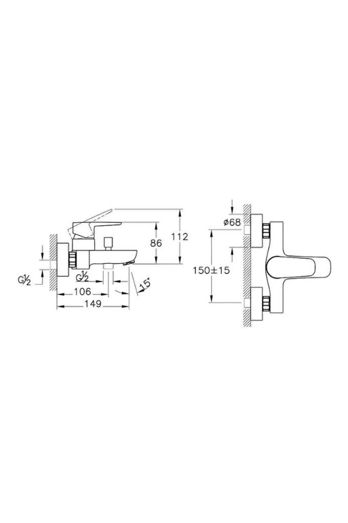 Flow Soft Banyo Bataryası Krom A42946
