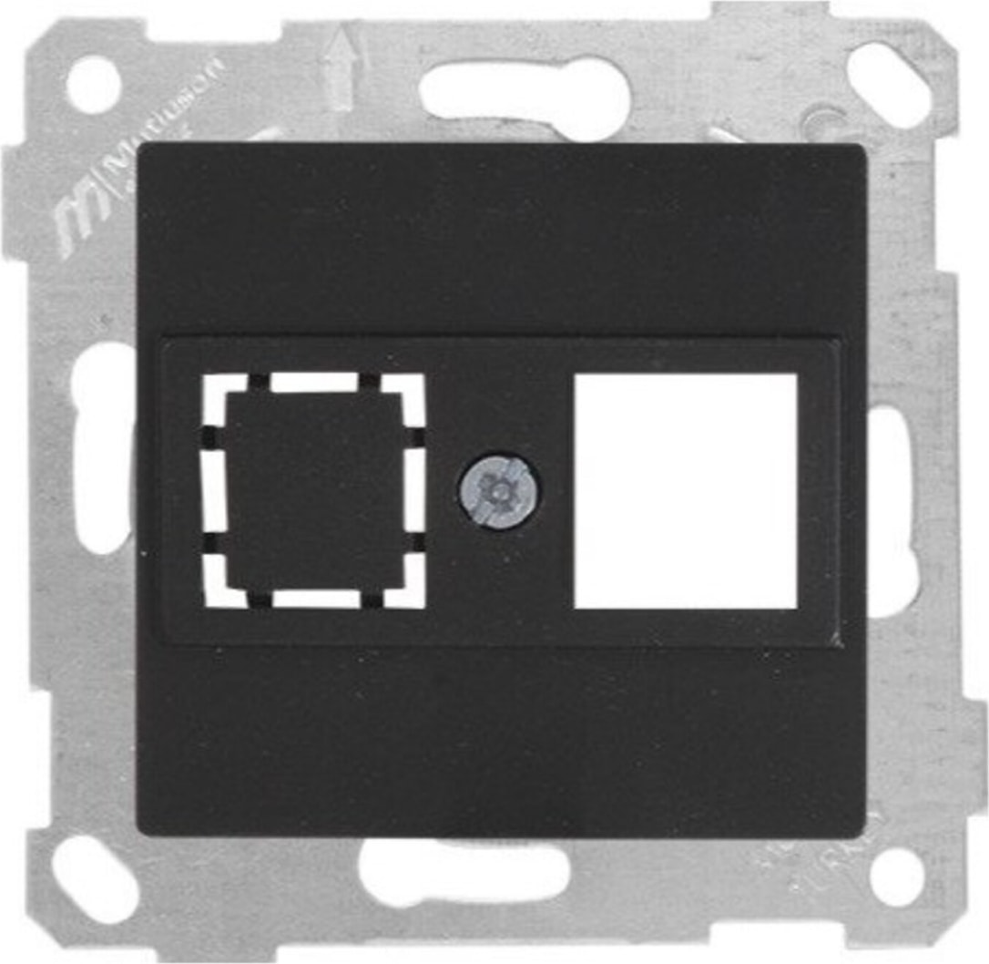 Rita Siyah Mek+Tuş 1RJ45 (Kon.süz)Data Prizi