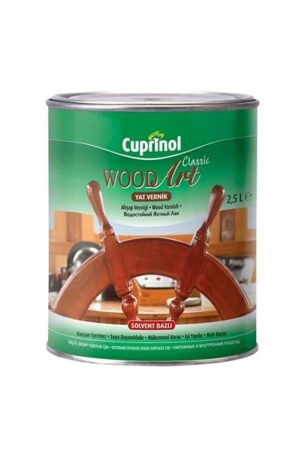 Cuprinol Wood Art Ahşap Verniği Şeffaf 2,5 Lt-tüm Ahşap Ürünlerde Kullanılır-korur-besler