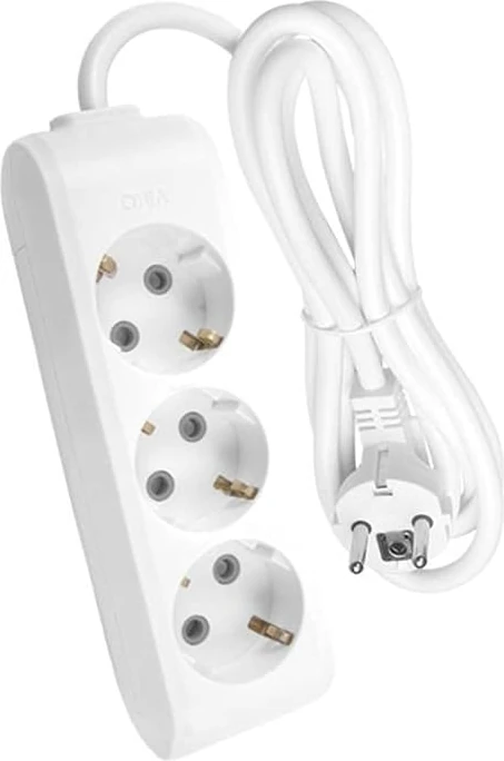 Multi-Let Üçlü Priz Topraklı Kablolu Çocuk Korumalı 5 mt