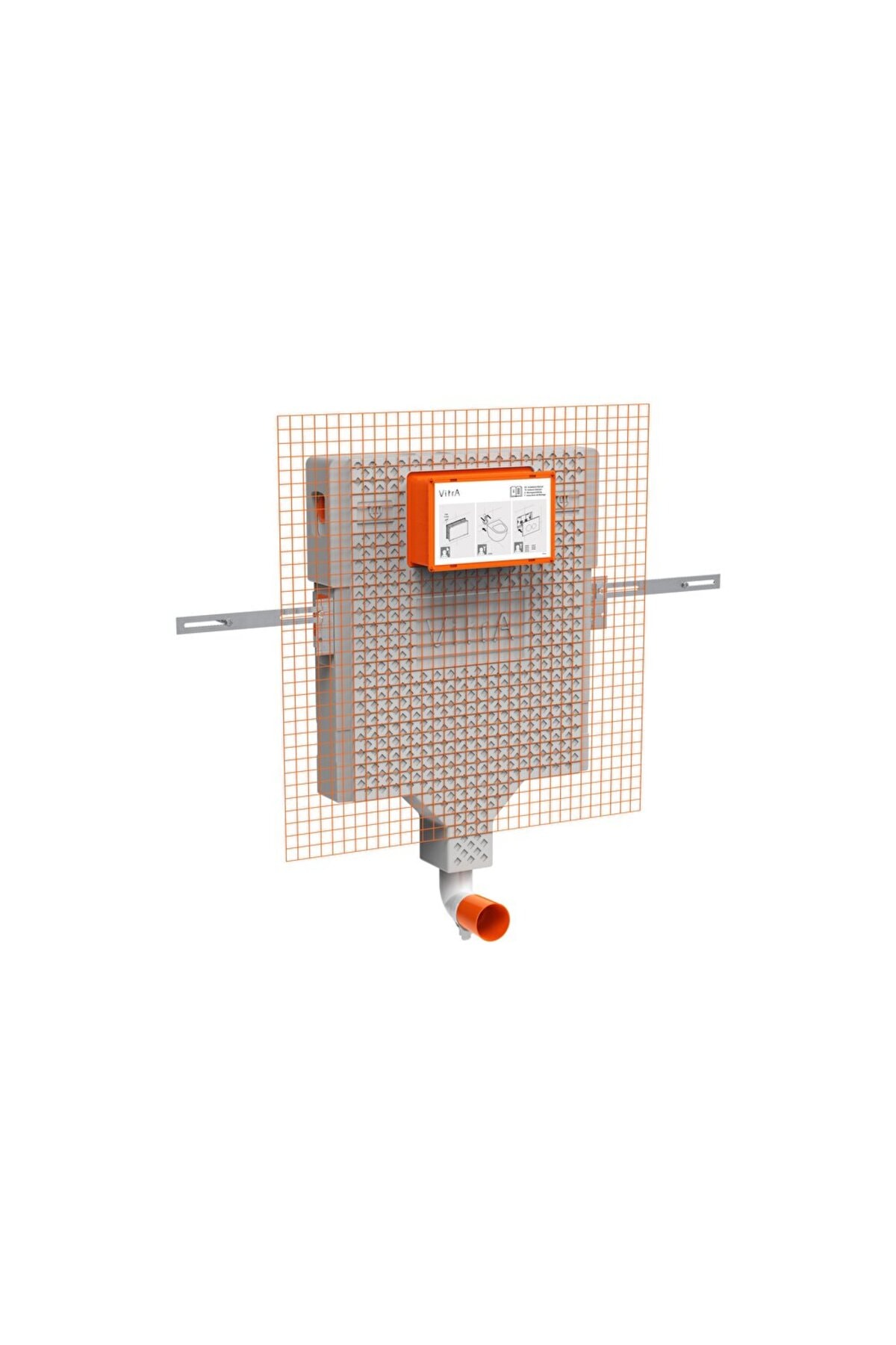 Vpro 765-1740-01 Gömme Rezervuar, Dtd Tek Ve Çocuk Klozetleri Için, 3/6 L