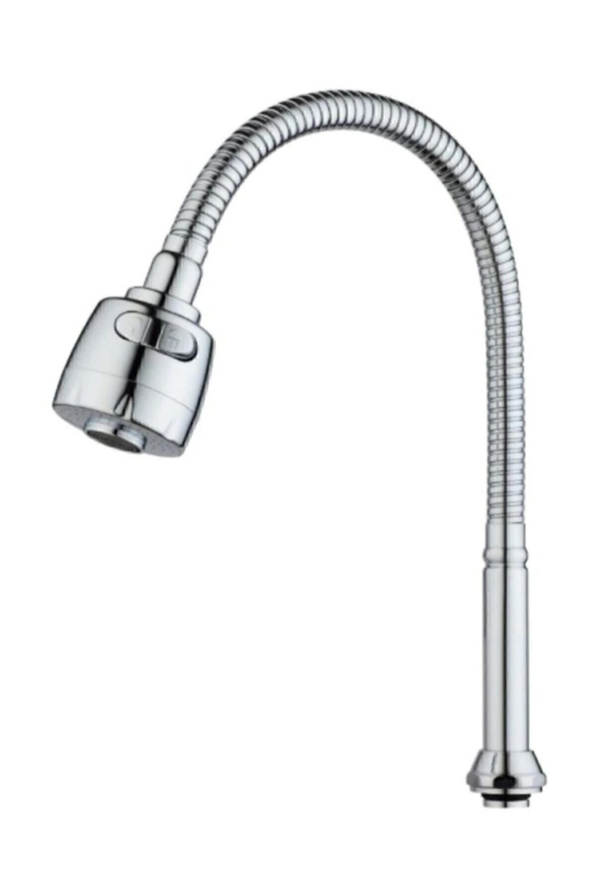 gümüş renkli Esnek Mutfak Evye Bataryası Başlığı Musluk kubar