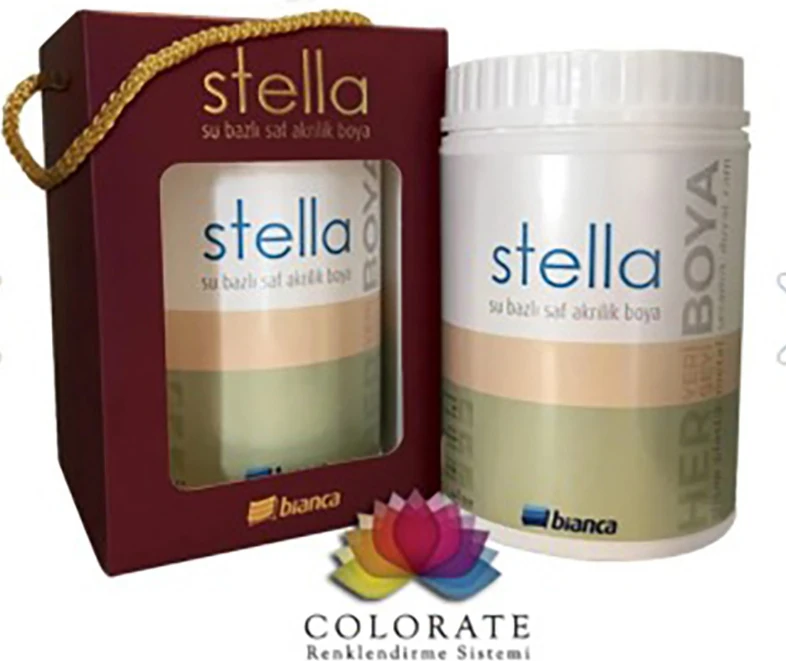 Stella Saf Akrilik Boya Mutfak Tezgahı Boyama Seti0.5lt