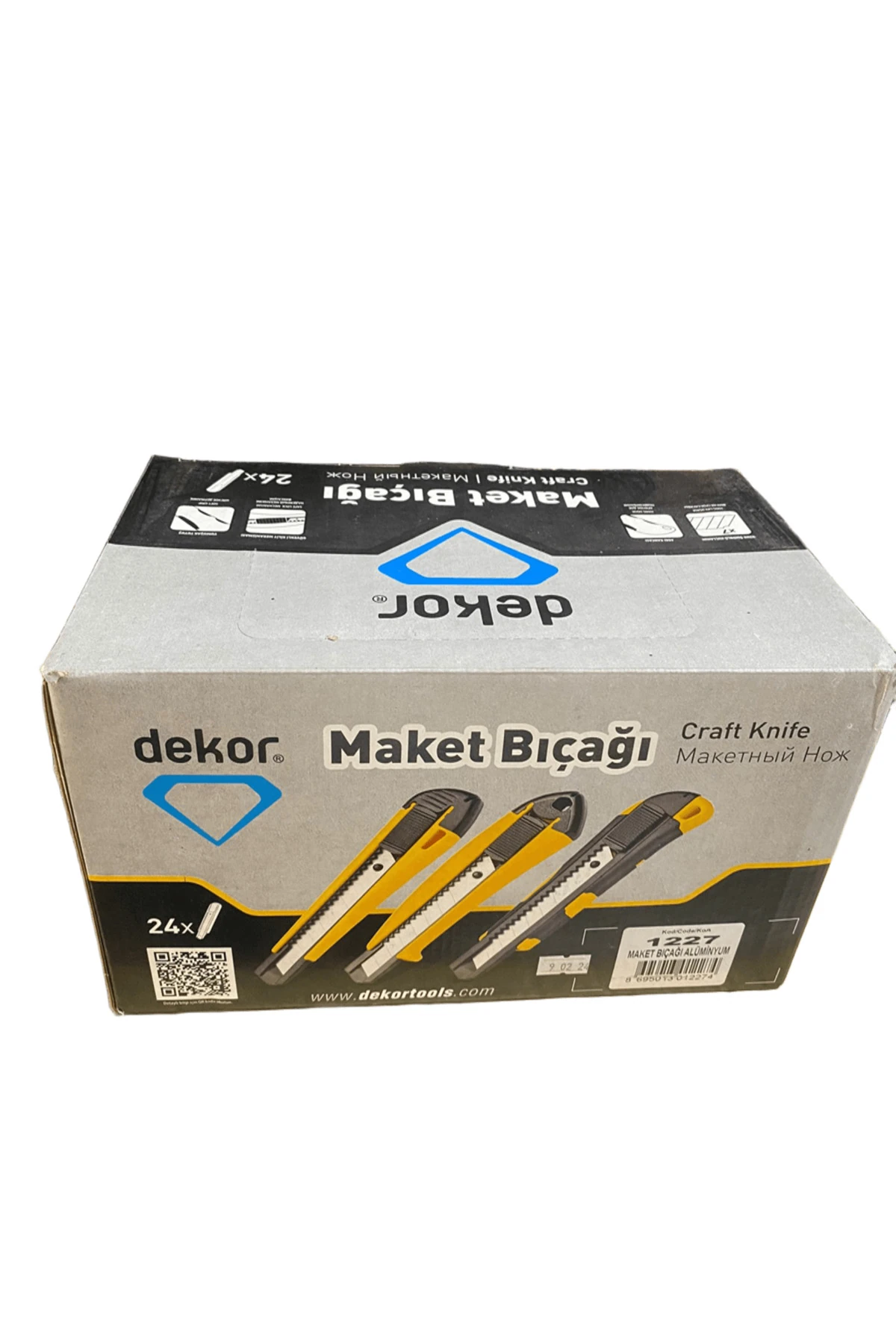 Maket Bıçağı • Profesyonel Alüminyum -18 mm - 24 ADET