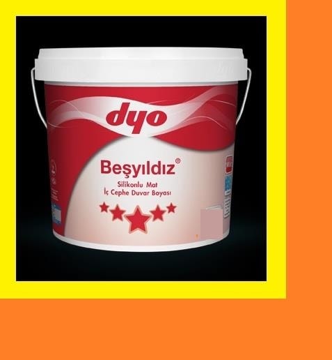 DYO Beşyıldız Silikonlu Mat 10 kg Beyaz