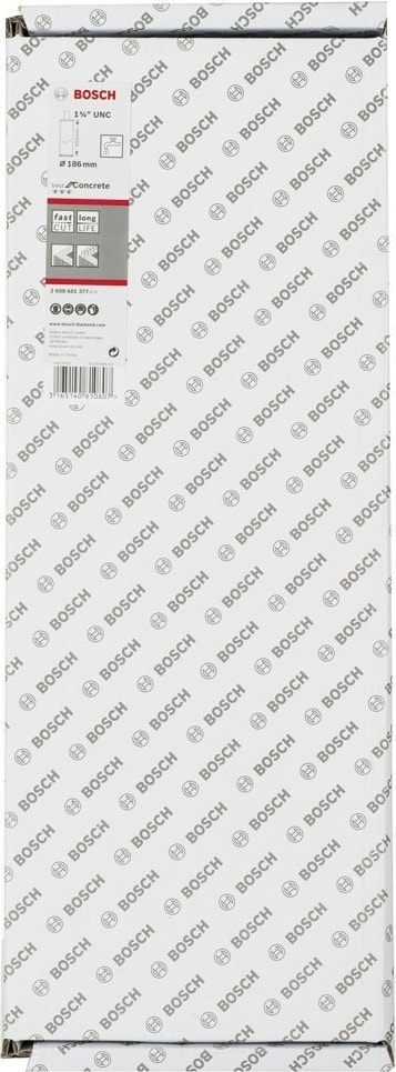 BOSCH - Best Serisi Beton Için 1 1/4'' Unc Girişli Elmas Sulu Karot Ucu 186 mm