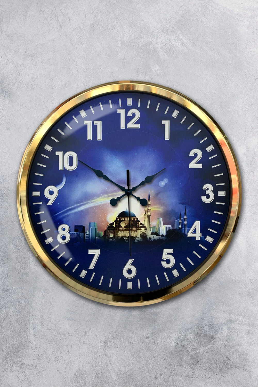 52 cm Gold Metal Islam Duvar Saati
